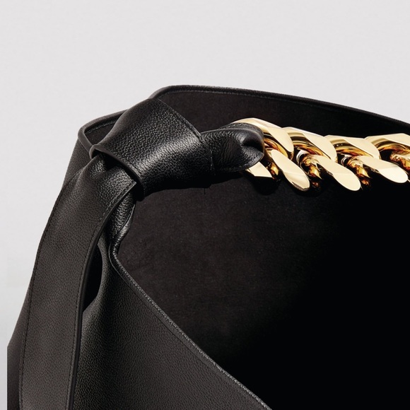 JW ANDERSON Oversized TWIST Black CHAIN HOBO Handbag Tote..SOLD OUT GORGEOUS - Picture 11 of 17